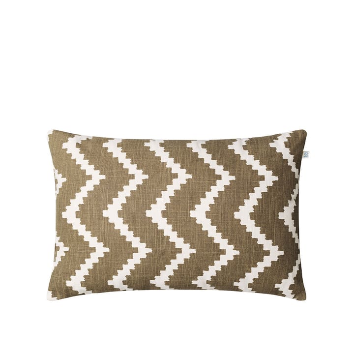 Ikat Sema kussen, shitake/off white, 40 cm Chhatwal & Jonsson