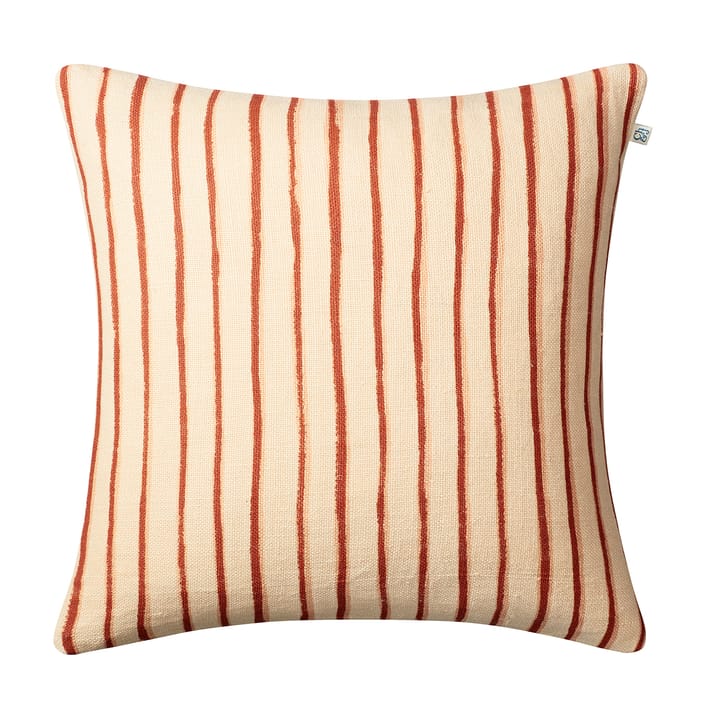 Jaipur Stripe kussenhoes 50x50 cm - Beige-orange-rose - Chhatwal & Jonsson