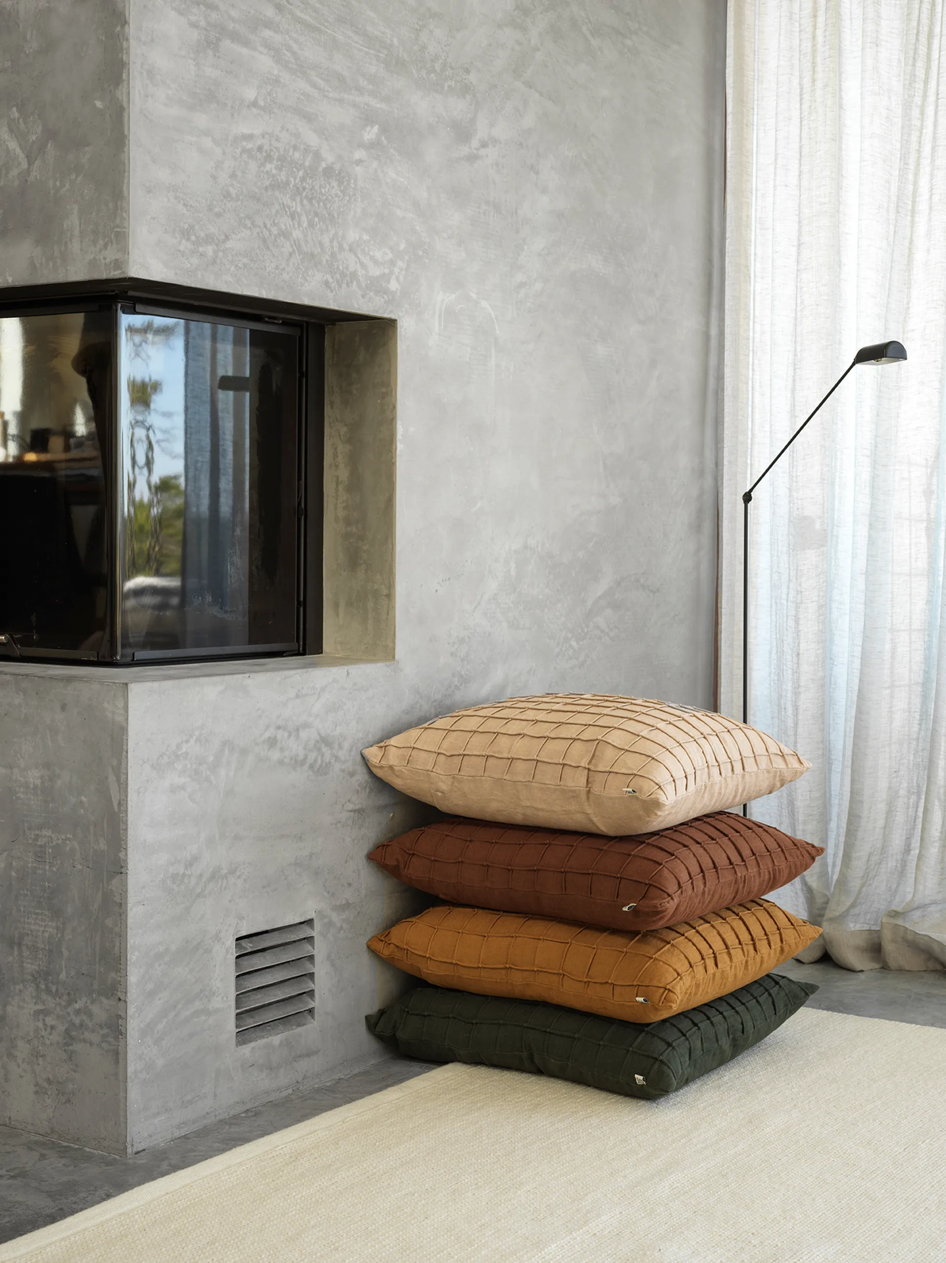 Jammu kussenhoes 50x50 cm, Masala Yellow Chhatwal & Jonsson