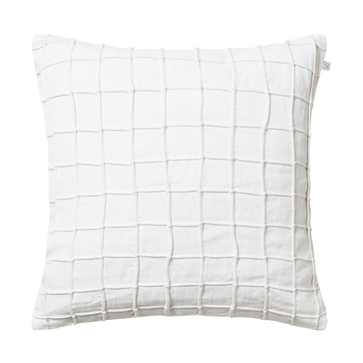 Chhatwal & Jonsson Jammu kussenhoes 50x50 cm White | Scandinavisch Interieur | Kussenhoezen | Wit