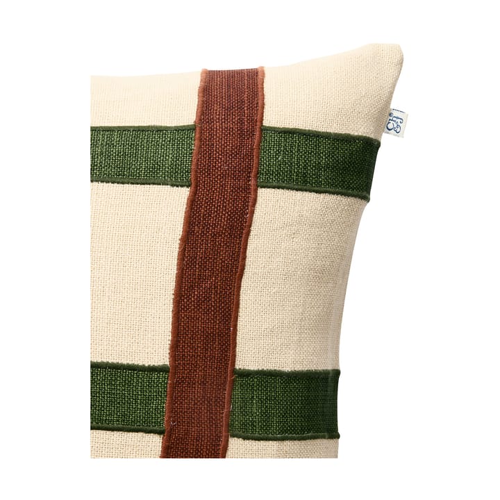 Kiran kussenhoes 50x50 cm, Terracotta-Cactus Green Chhatwal & Jonsson