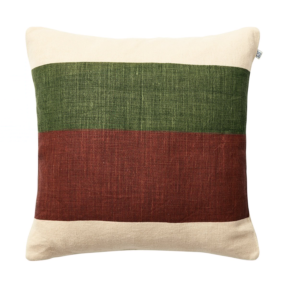 Chhatwal & Jonsson Kumar kussenhoes 50x50 cm Cactus Green-Terracotta