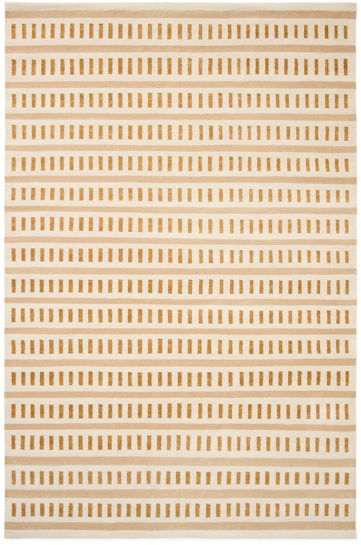 Ladakh wollen mat - Off white-beige-masala yellow, 180x270 cm - Chhatwal & Jonsson