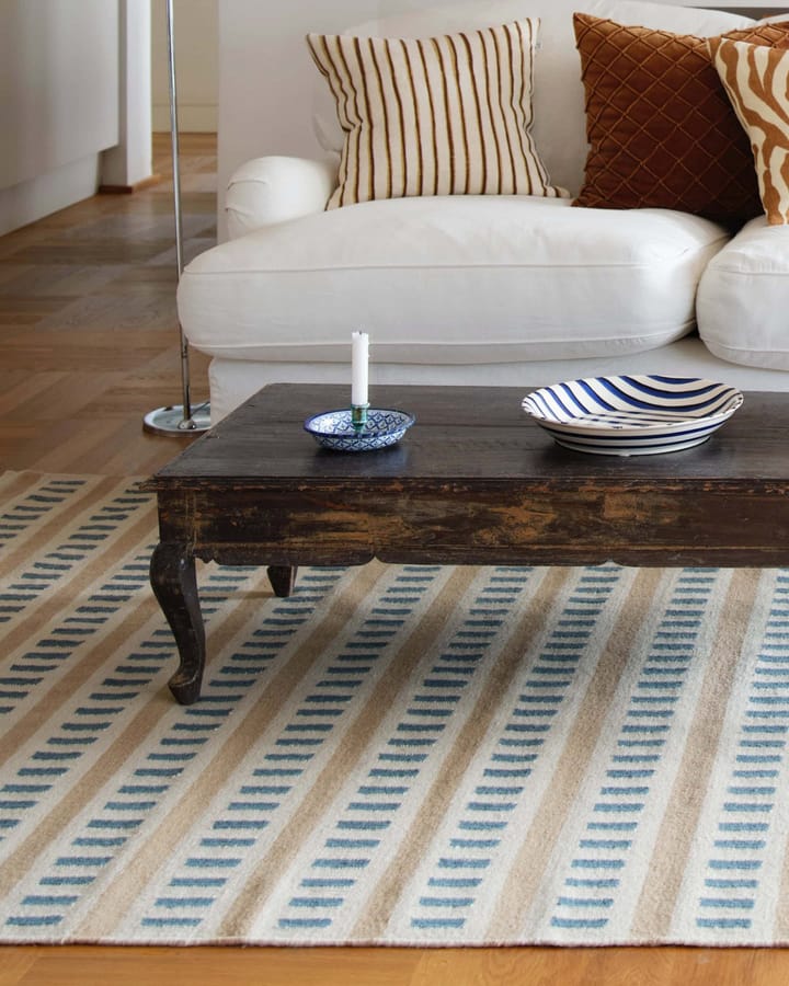 Ladakh wollen vloerkleed 230x320 cm, Off white-l. beige-heaven blue Chhatwal & Jonsson