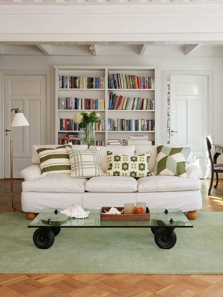 Lalit kussenhoes 40x60 cm, Aqua-lime-cactus green Chhatwal & Jonsson