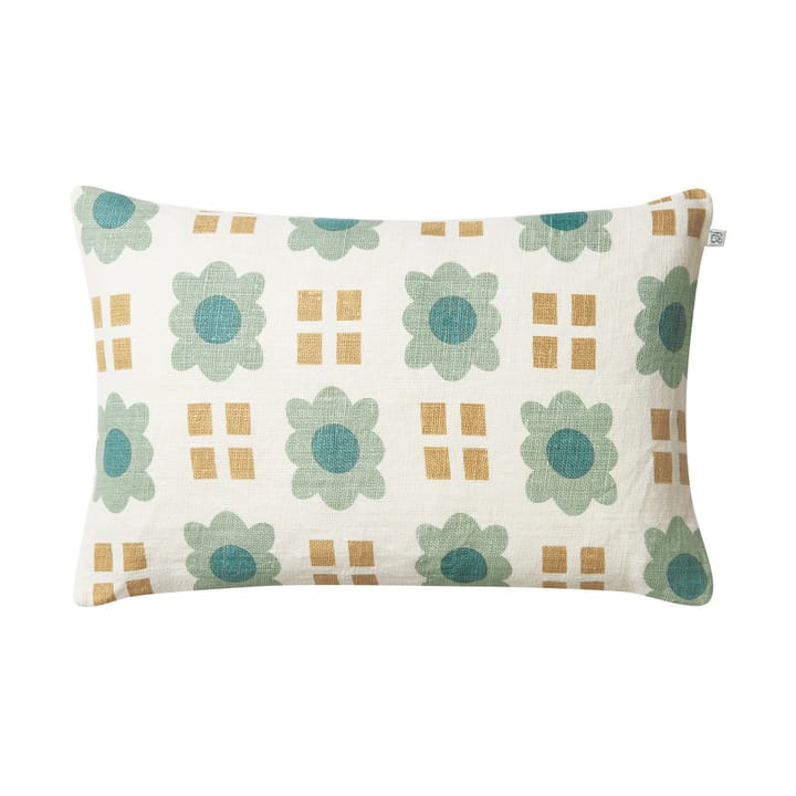 Lalit kussenhoes 40x60 cm - Heaven blue-khaki-aqua - Chhatwal & Jonsson