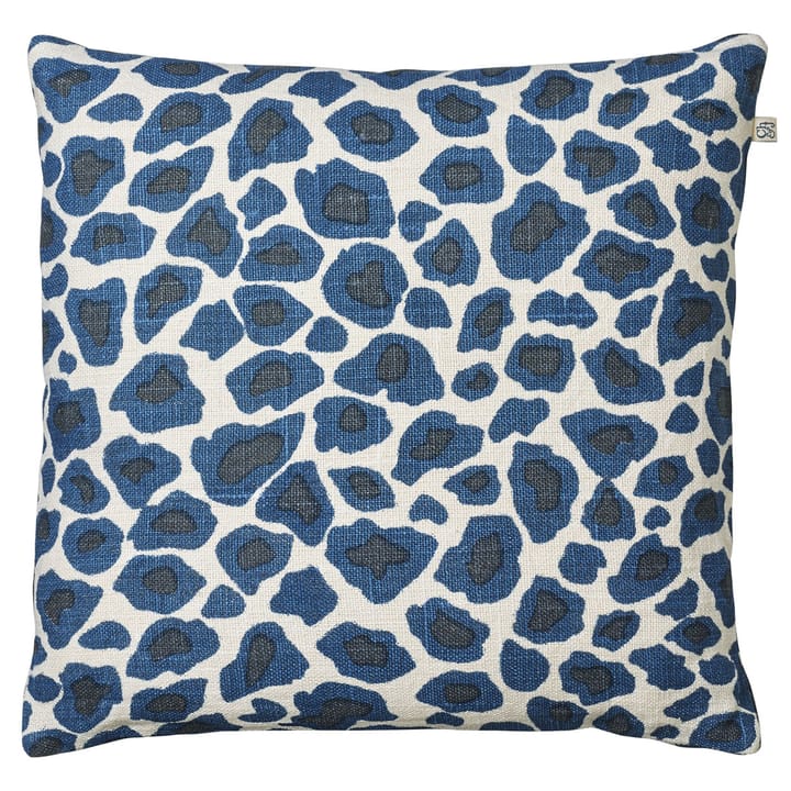 Leopard kussenhoes, 50x50 cm, Blauw Chhatwal & Jonsson