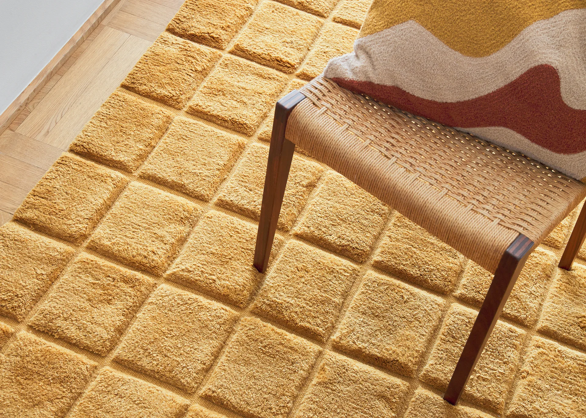 Loha vloerkleed 213x296 cm, Masala yellow Chhatwal & Jonsson