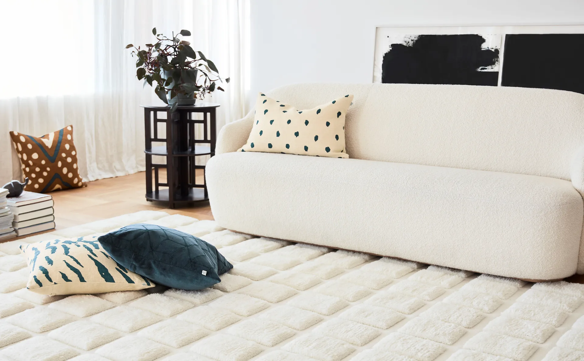 Loha vloerkleed 213x296 cm, Natural Chhatwal & Jonsson