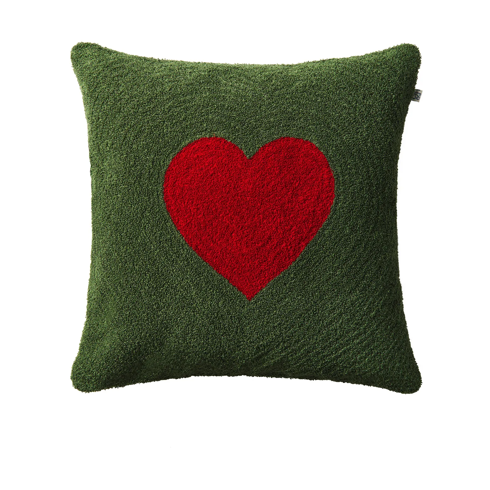 Love kussenhoes 50x50 cm, Forest green-red Chhatwal & Jonsson