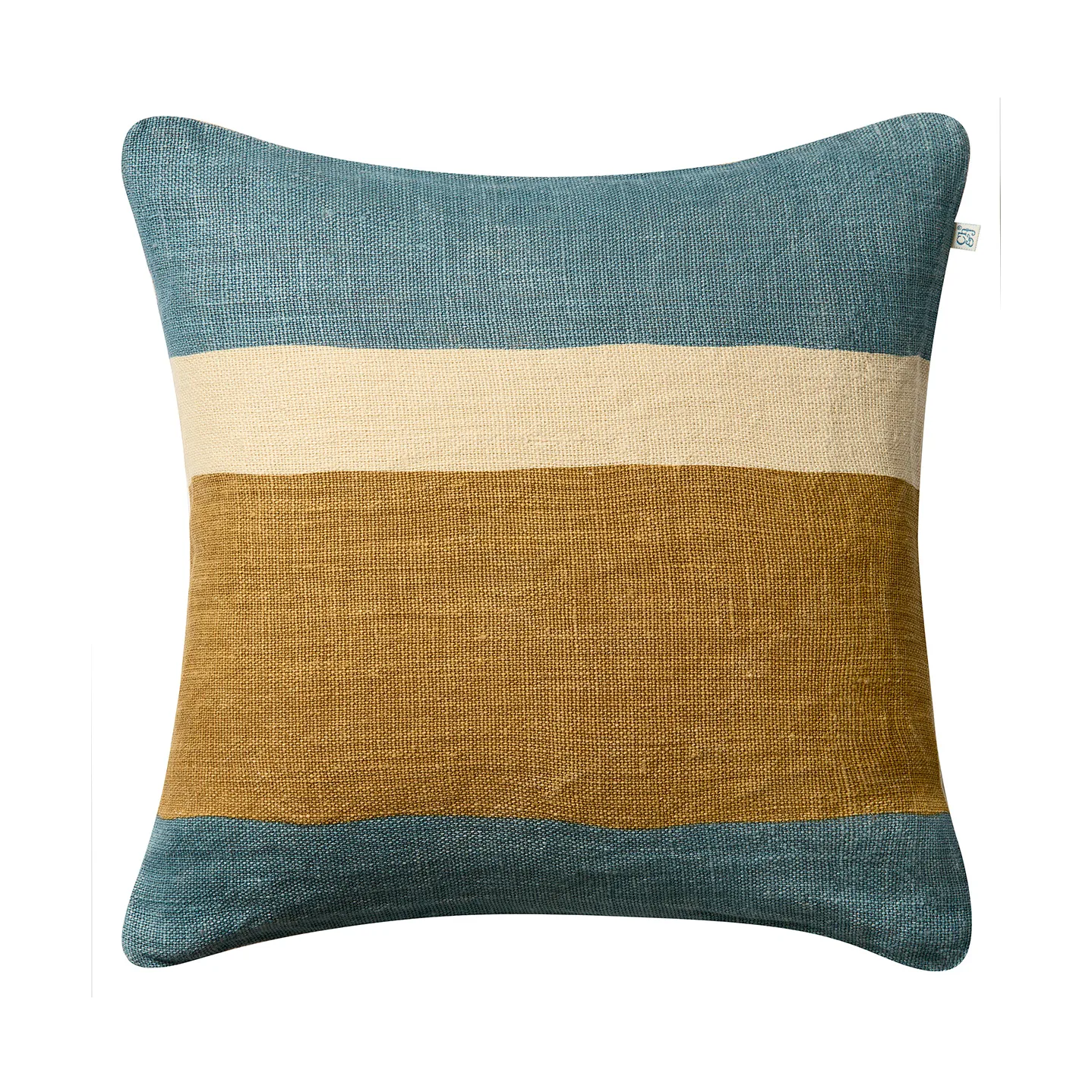 Manali kussenhoes 50x50 cm, Heaven blue-khaki Chhatwal & Jonsson