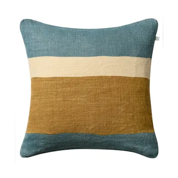 Manali kussenhoes 50x50 cm - Heaven blue-khaki - Chhatwal & Jonsson