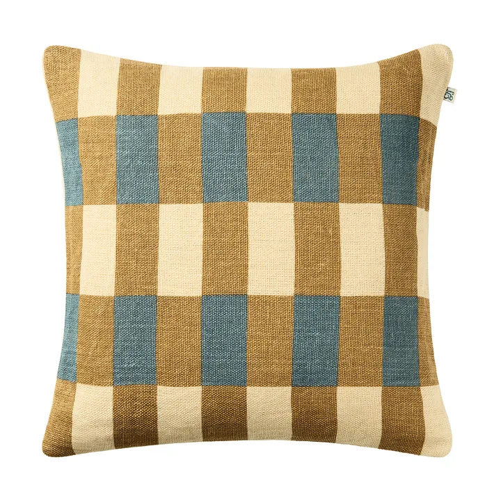 Marari kussenhoes - Khaki-Heaven Blue, 50x50 cm - Chhatwal & Jonsson