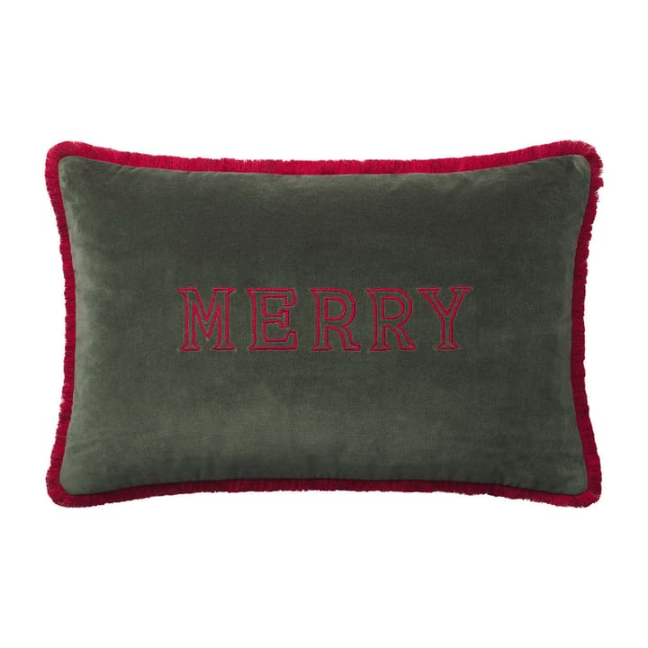 Merry kussenhoes 40x60 cm - Forest green - Chhatwal & Jonsson