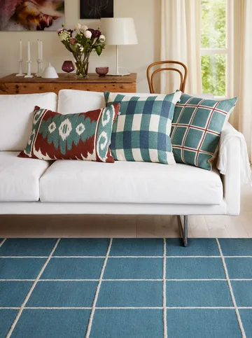 Milan vloerkleed - Heaven blue-off white, 180x270 cm - Chhatwal & Jonsson