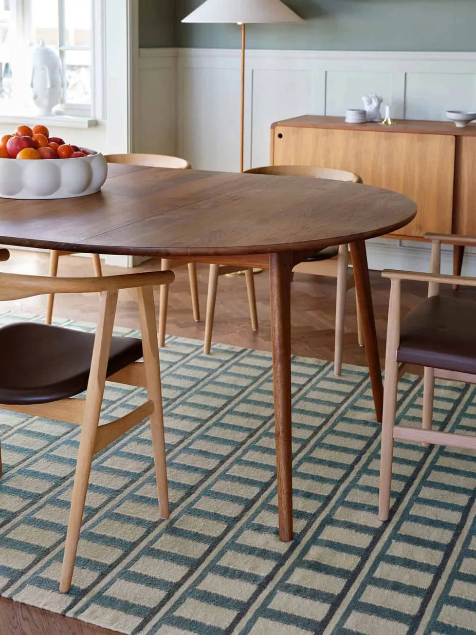 Mysore wollen vloerkleed 180x270 cm, Off white-heaven blue Chhatwal & Jonsson