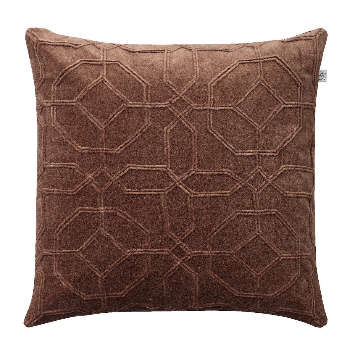 Chhatwal & Jonsson Nandi kussenhoes 50x50 cm Brown | Scandinavisch Interieur | Kussenhoezen | Bruin