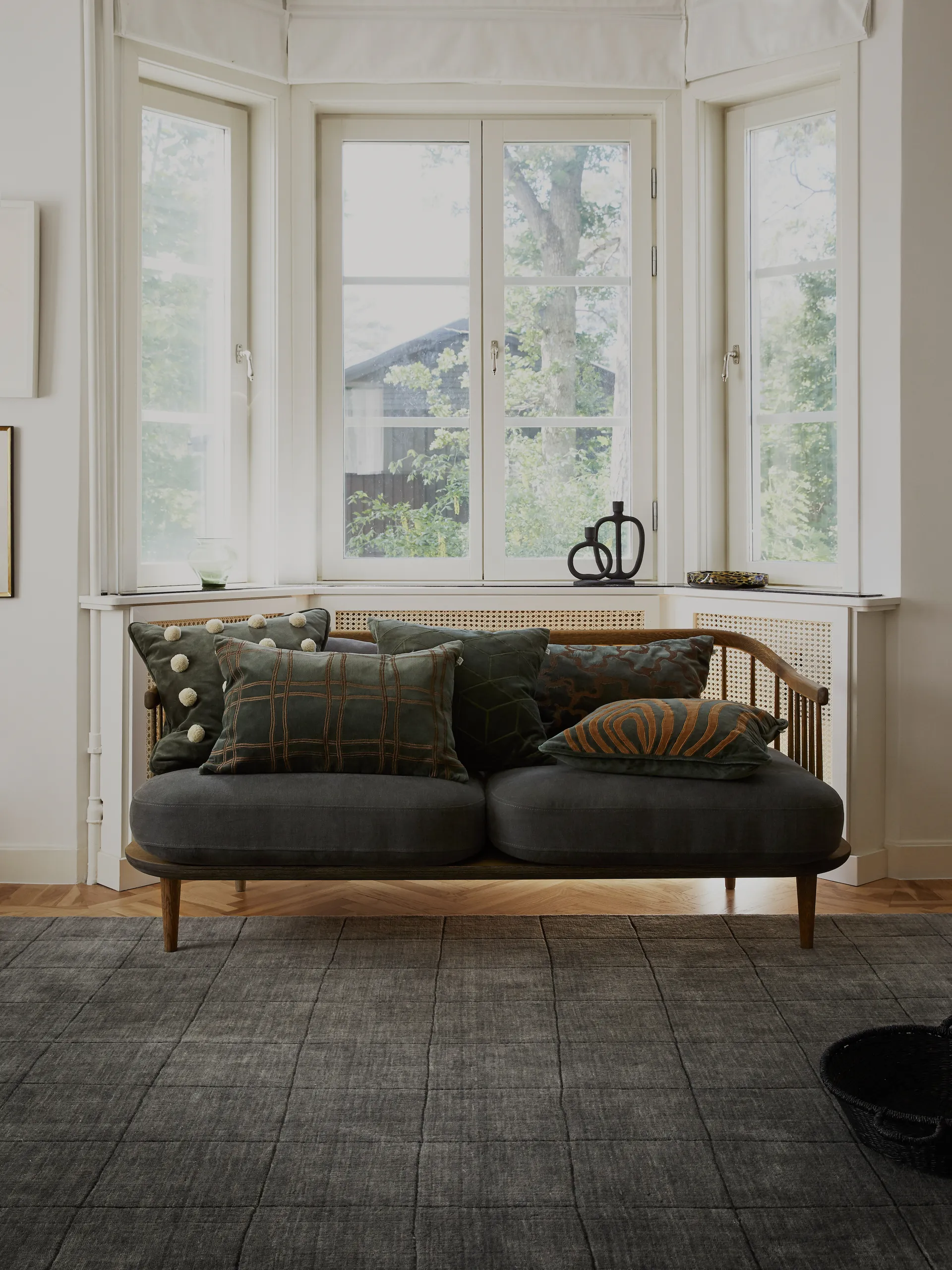 Nari wollen vloerkleed 250x350 cm, Light grey Chhatwal & Jonsson