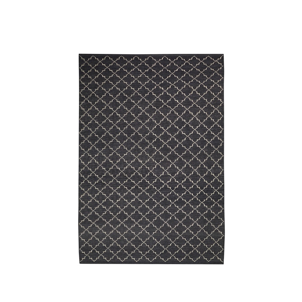 Chhatwal & Jonsson New Geometric Vloerkleed Dark grey/off white-180x272 cm