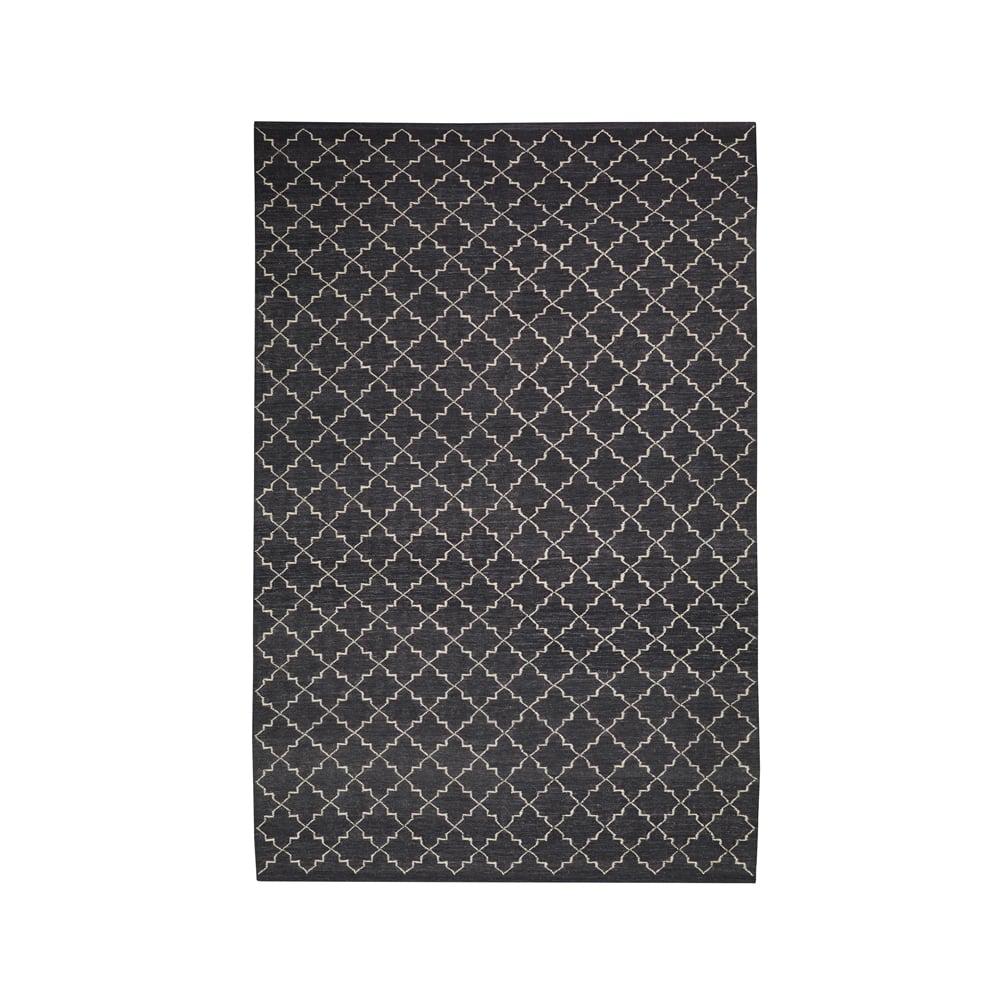 Chhatwal & Jonsson New Geometric Vloerkleed Dark grey/off white-234x323 cm