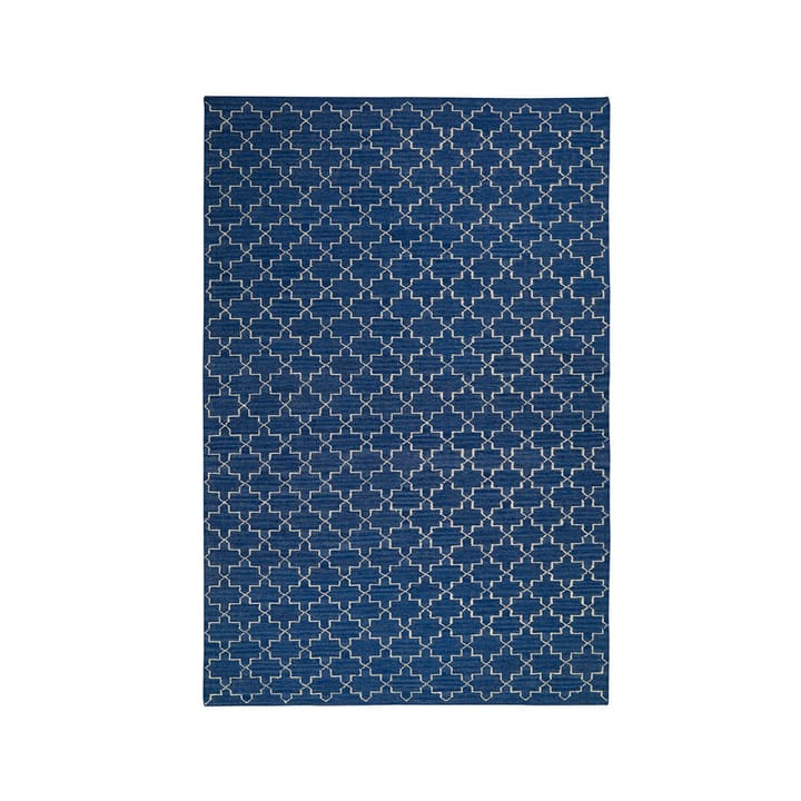 New Geometric Vloerkleed - indigo melange/off white, 234x323 cm - Chhatwal & Jonsson