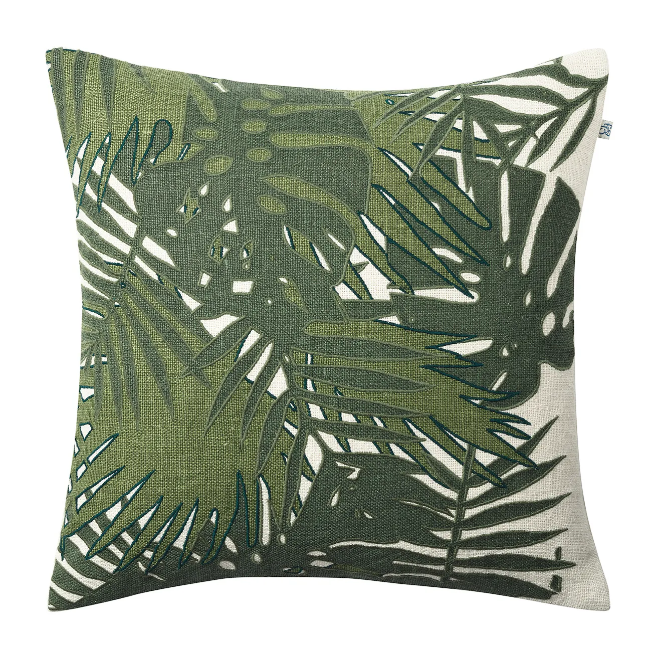 Palm kussenhoes 50x50 cm, Green-cactus green Chhatwal & Jonsson