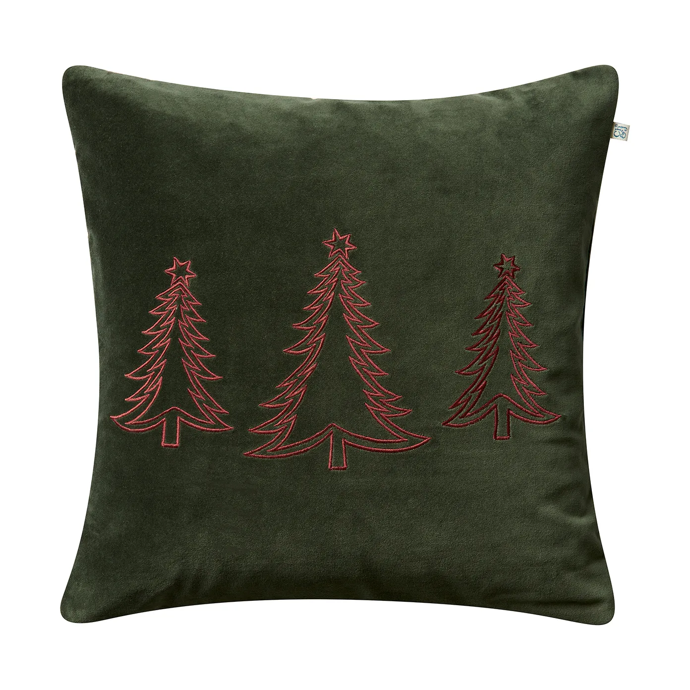 Pine Tree kussenhoes 50x50 cm, Forest green Chhatwal & Jonsson