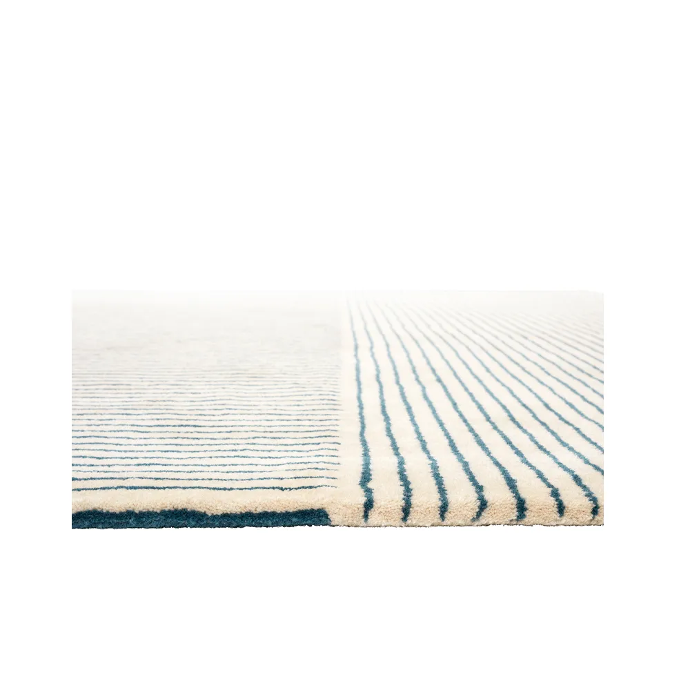 Radha wollen vloerkleed 180x270 cm, Off white-heaven blue Chhatwal & Jonsson