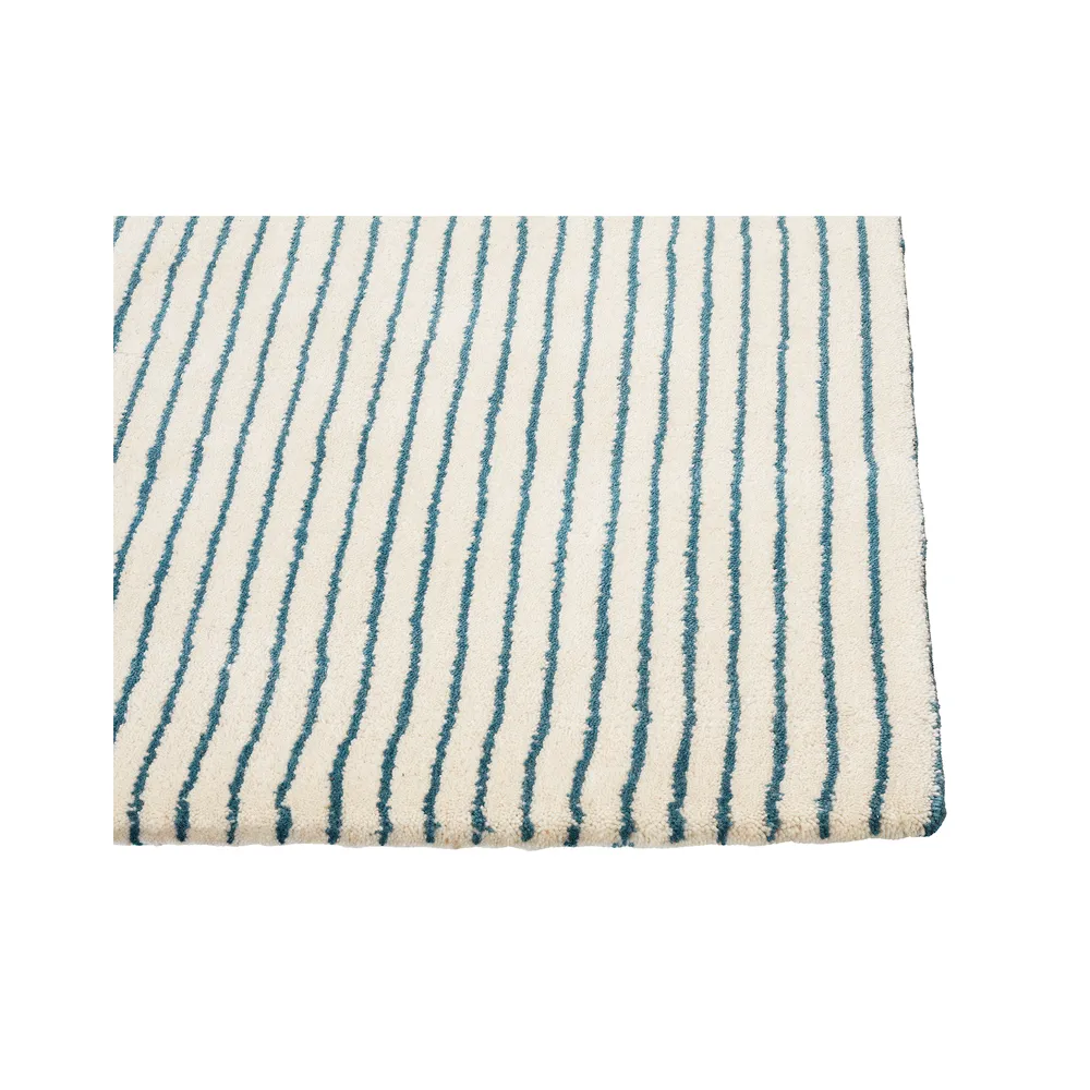 Radha wollen vloerkleed 180x270 cm, Off white-heaven blue Chhatwal & Jonsson