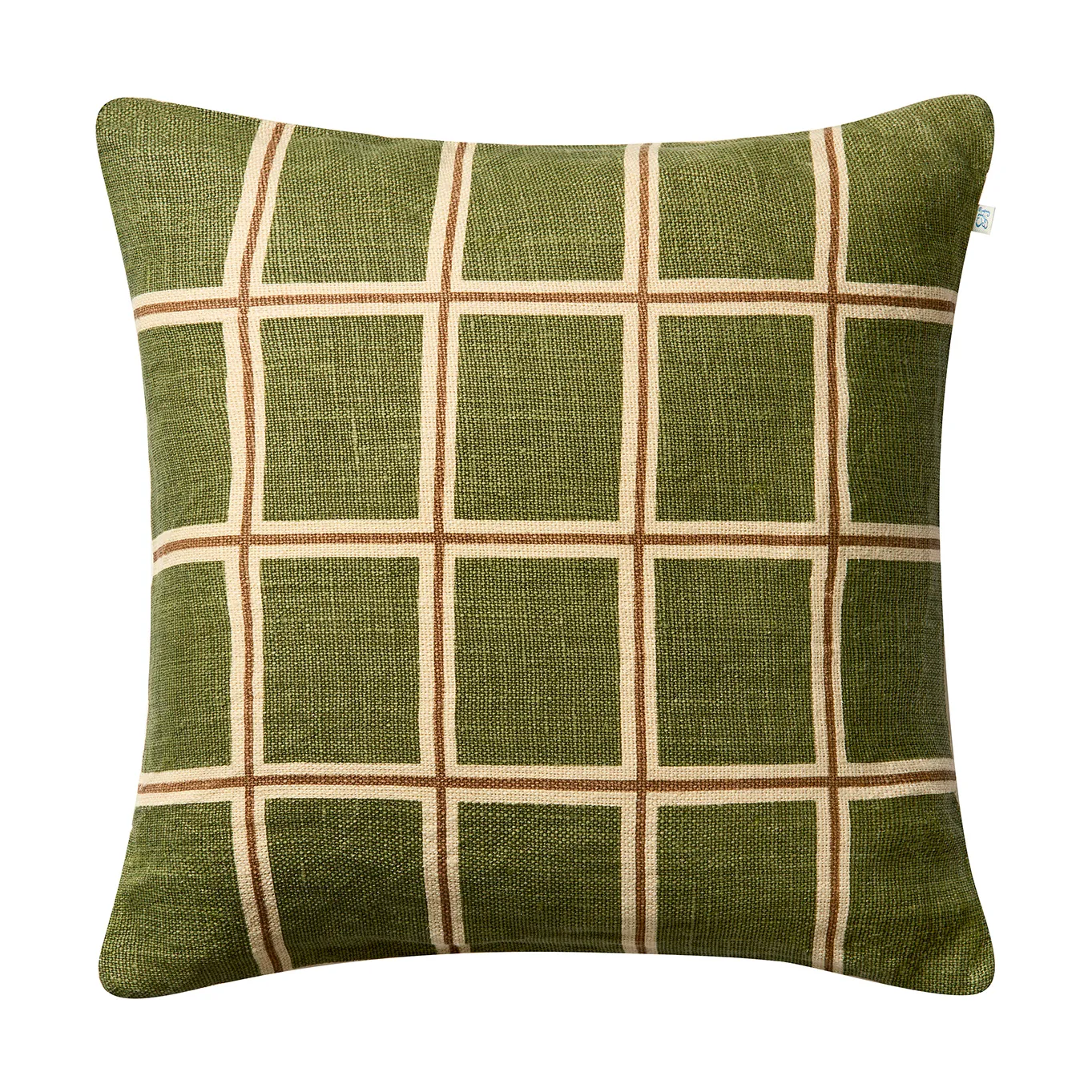 Raha kussenhoes 50x50 cm, Cactus green-taupe Chhatwal & Jonsson