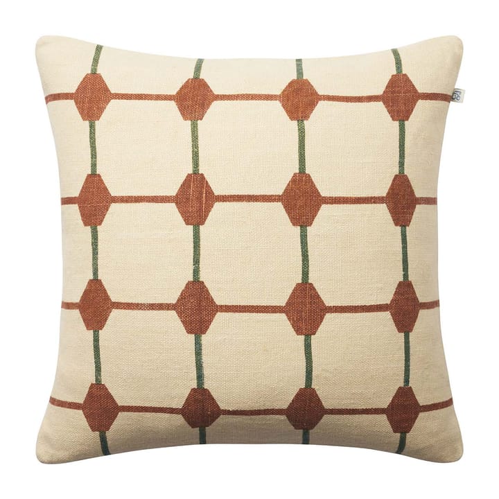 Rakhi kussenhoes 50x50 cm - Terracotta-cactus green - Chhatwal & Jonsson