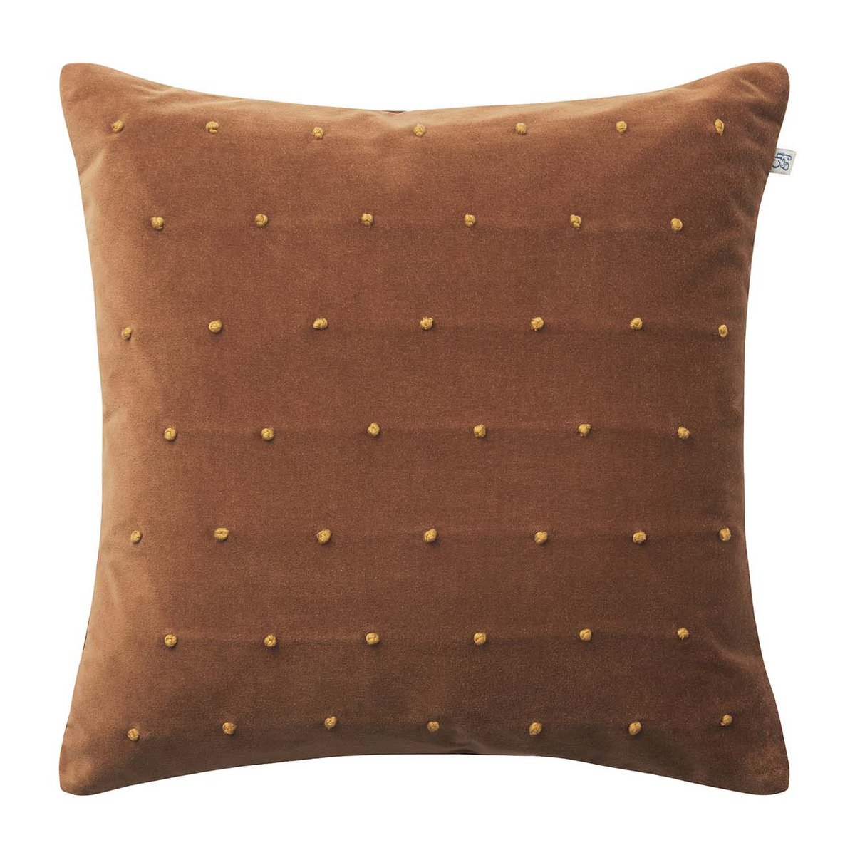 Chhatwal & Jonsson Roma kussenhoes 50x50 cm Cognac-masala yellow