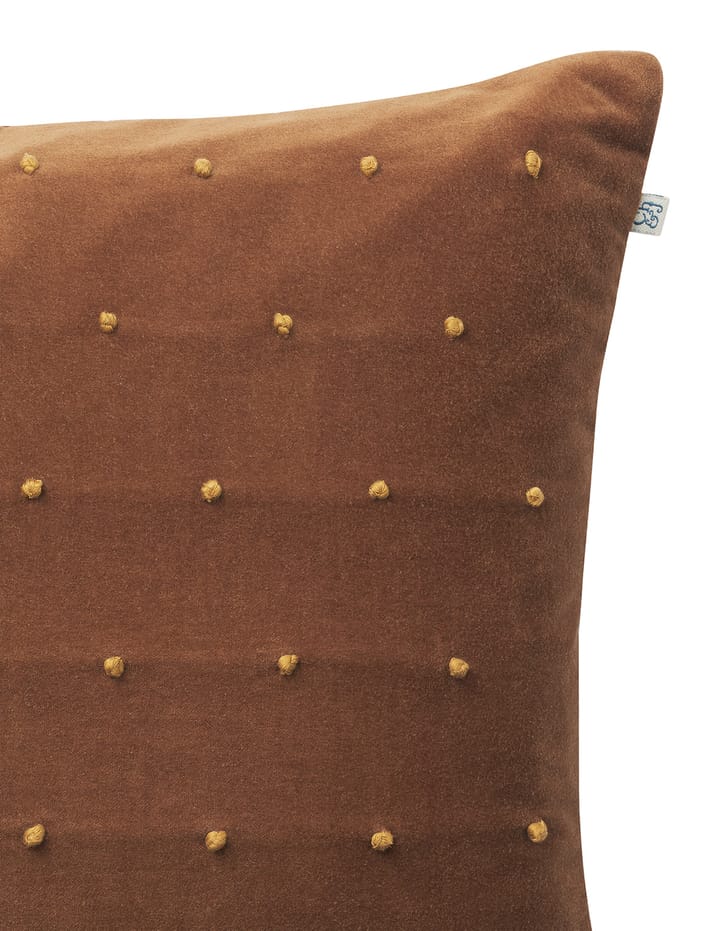 Roma kussenhoes 50x50 cm, Cognac-masala yellow Chhatwal & Jonsson