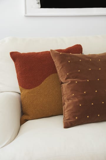 Roma kussenhoes 50x50 cm - Cognac-masala yellow - Chhatwal & Jonsson