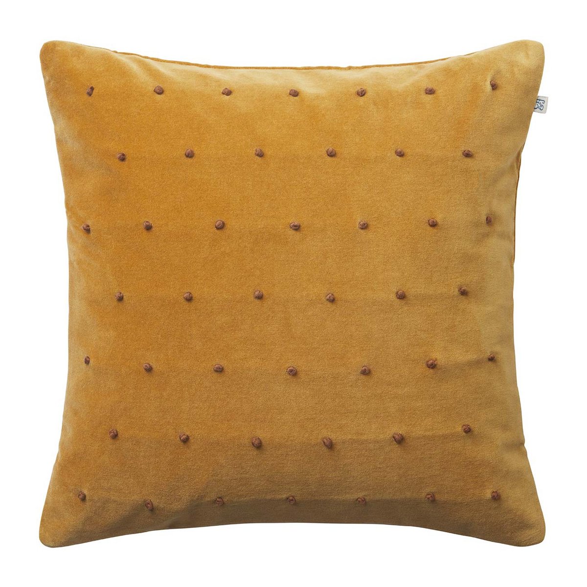 Chhatwal & Jonsson Roma kussenhoes 50x50 cm Masala yellow-cognac