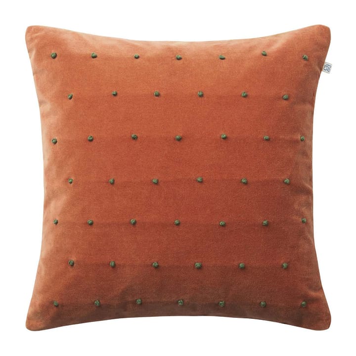 Roma kussenhoes 50x50 cm - Terracotta-forest green - Chhatwal & Jonsson