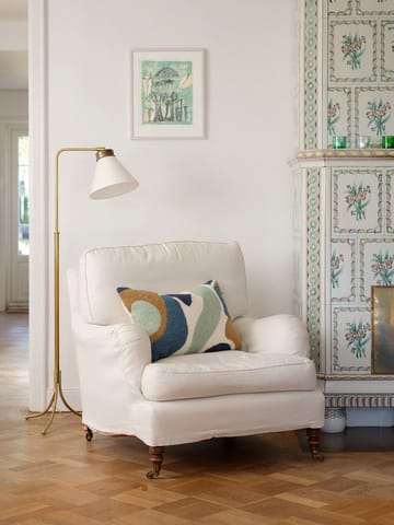 Sanskriti kussenhoes 40x60 cm - Heaven blue-offwhite-sand-aqua - Chhatwal & Jonsson
