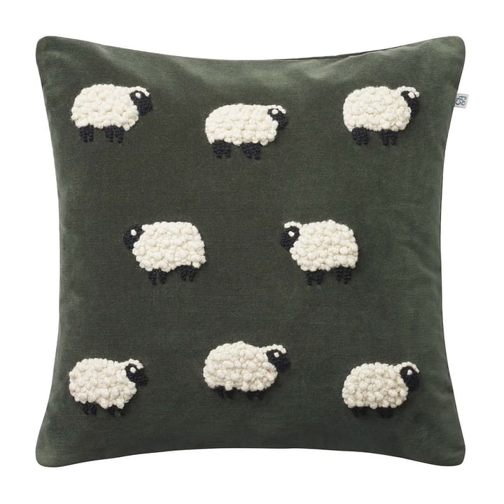 Sheep kussenhoes 50x50 cm - Forest green - Chhatwal & Jonsson