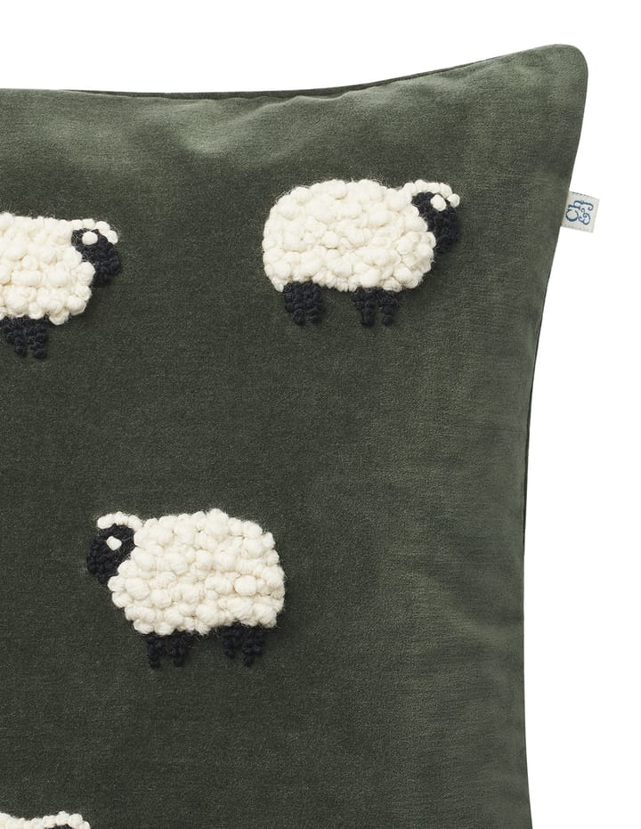 Sheep kussenhoes 50x50 cm - Forest green - Chhatwal & Jonsson