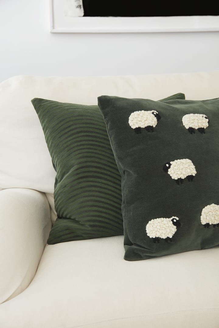 Sheep kussenhoes 50x50 cm, Forest green Chhatwal & Jonsson