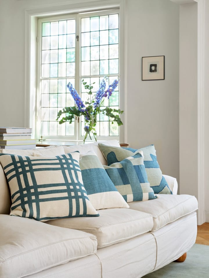 Sikkim kussenhoes 50x50 cm, Heaven blue-aqua Chhatwal & Jonsson