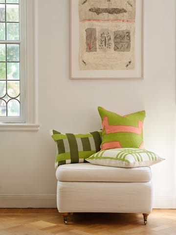 Sikkim kussenhoes 50x50 cm - Rose-lime - Chhatwal & Jonsson