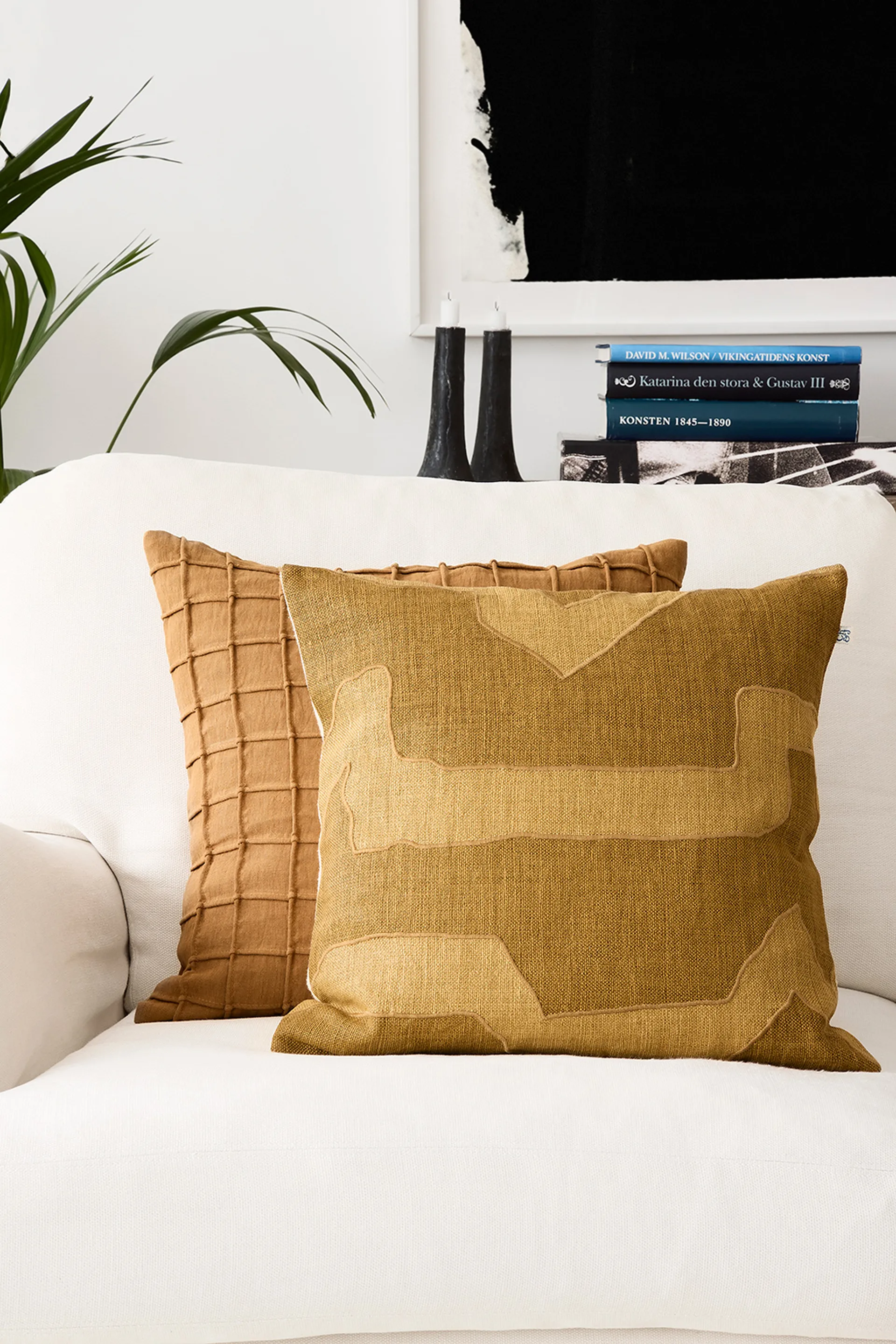 Sikkim kussenhoes 50x50 cm, Spicy Yellow-Masala Yellow Chhatwal & Jonsson