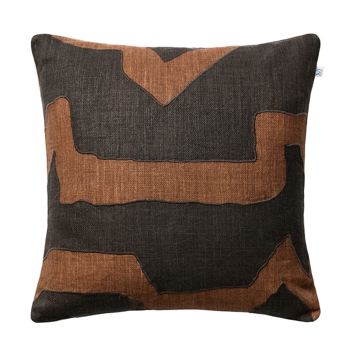 Sikkim kussenhoes 50x50 cm - Taupe-Dark Brown - Chhatwal & Jonsson