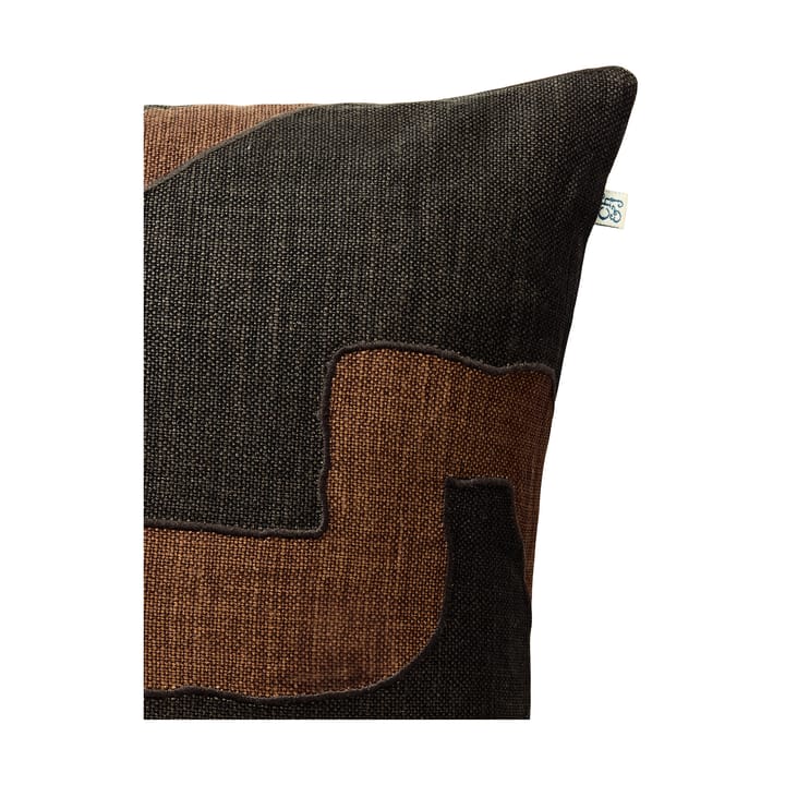 Sikkim kussenhoes 50x50 cm, Taupe-Dark Brown Chhatwal & Jonsson