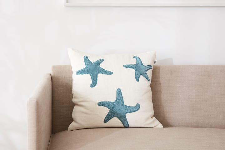 Star Fish kussenhoes 50x50 cm, Off white-heaven blue Chhatwal & Jonsson