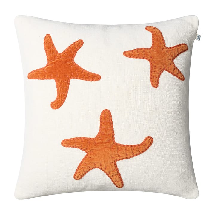 Star Fish kussenhoes 50x50 cm - Off white-orange - Chhatwal & Jonsson