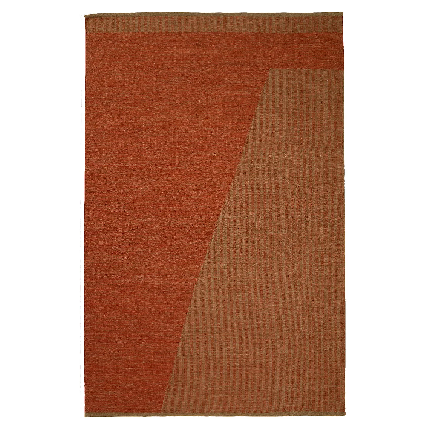 Una wollen vloerkleed 180x270 cm, Rust-beige Chhatwal & Jonsson