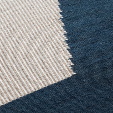 Una wollen vloerkleed 230x320 cm - Dark blue-beige-off white - Chhatwal & Jonsson