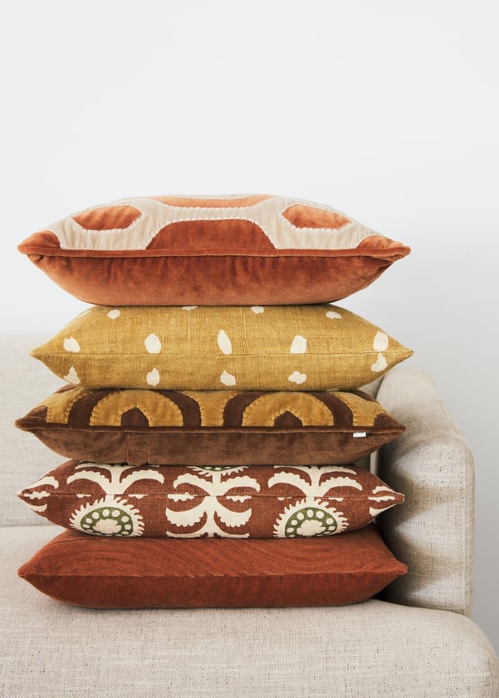 Varanasi kussenhoes 50x50 cm, Terracotta-tan Chhatwal & Jonsson